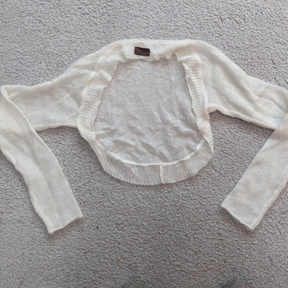 Mohair wool bolero